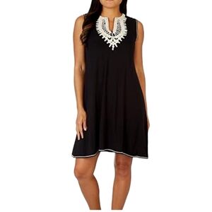 Max Studio Women's Crochet Trim Knit A-line Dress Size XS